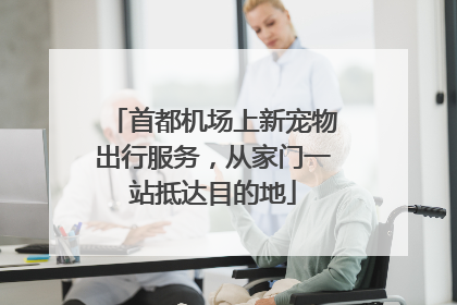 首都机场上新宠物出行服务，从家门一站抵达目的地