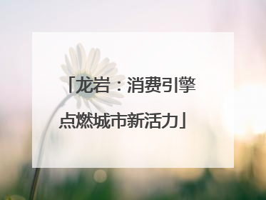 龙岩：消费引擎点燃城市新活力