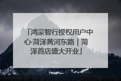 鸿蒙智行授权用户中心·菏泽黄河东路｜菏泽首店盛大开业