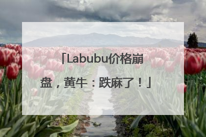 Labubu价格崩盘，黄牛：跌麻了！